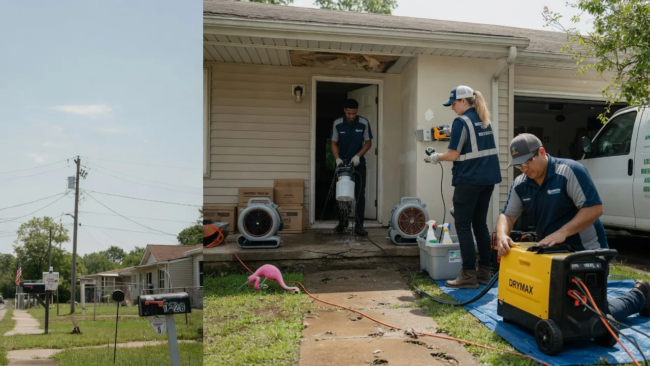 Storm Damage Water Removal in Pleasant Plains, IL near me